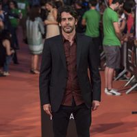 Eduardo Noriega en la alfombra del estreno de la serie 'La Sonata del silencio' en el Festival de televisión de Vitoria 2016