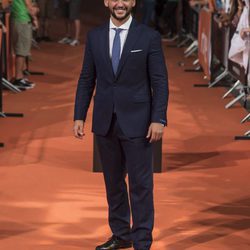 Fran Perea en la alfombra del estreno de la serie 'La Sonata del silencio' en el Festival de televisión de Vitoria 2016