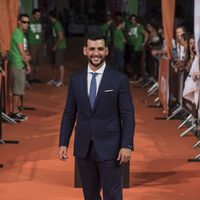 Fran Perea en la alfombra del estreno de la serie 'La Sonata del silencio' en el Festival de televisión de Vitoria 2016