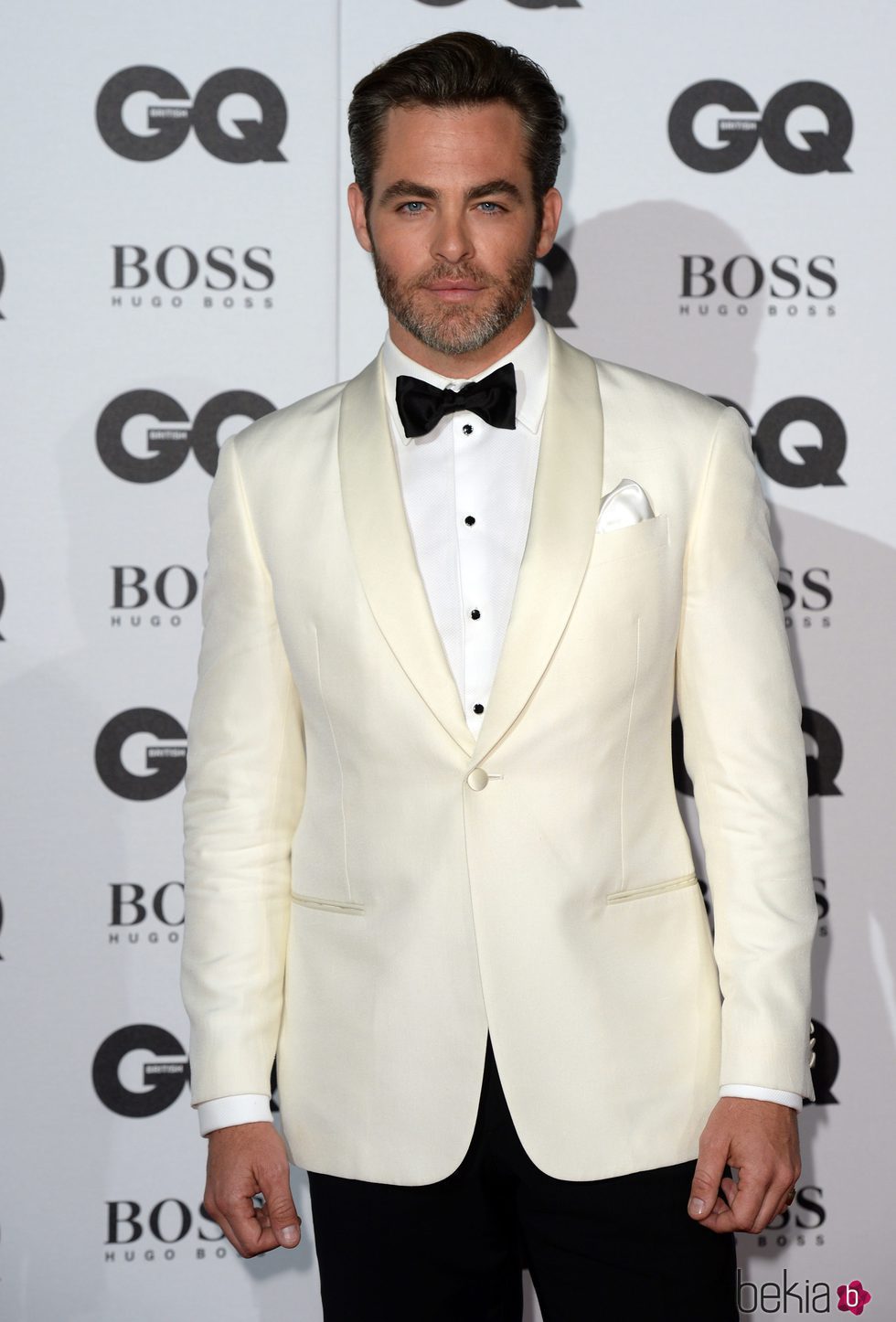 Chris Pine en la alfombra roja de los Premios GQ 2016