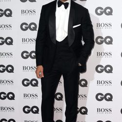 El modelo David Gandey en los Premios GQ 2016 en Londres