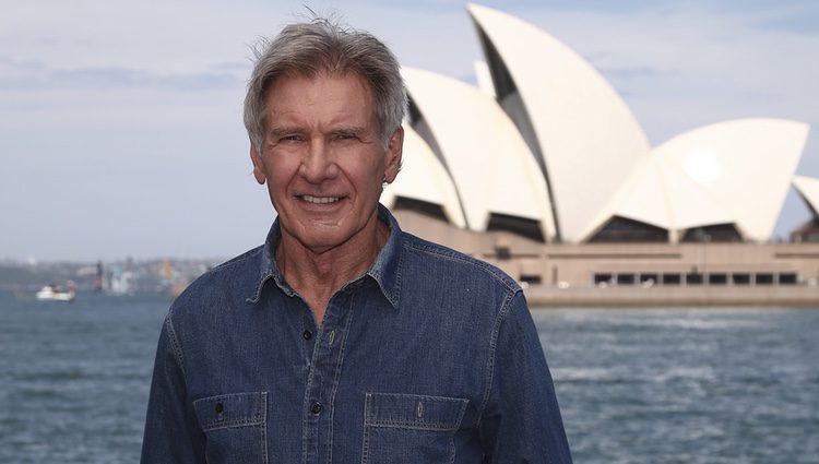 Harrison Ford posando en Sydney