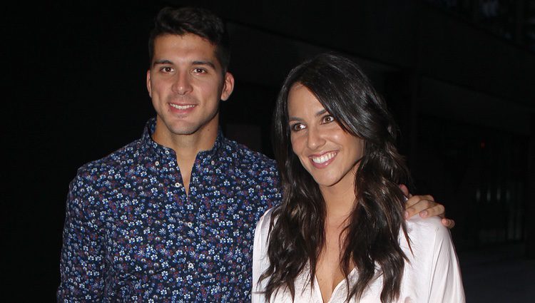 Irene Junquera y Cristian Toro en el desfile de la nueva colección de la firma 'Emidio Tucci' en la MFSHOW 2016