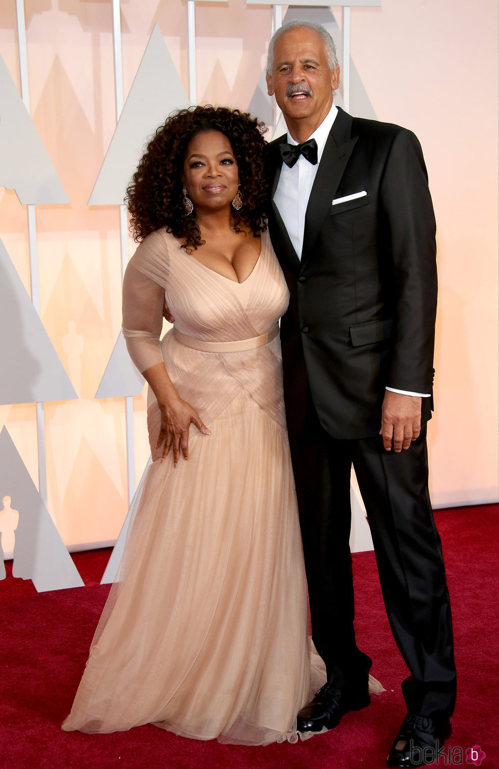 Oprah Winfrey y su pareja Stedman Graham