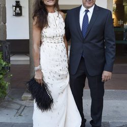 Roberto Arce y Cristina Vicente en la boda de Rocío Carrasco y Fidel Albiac