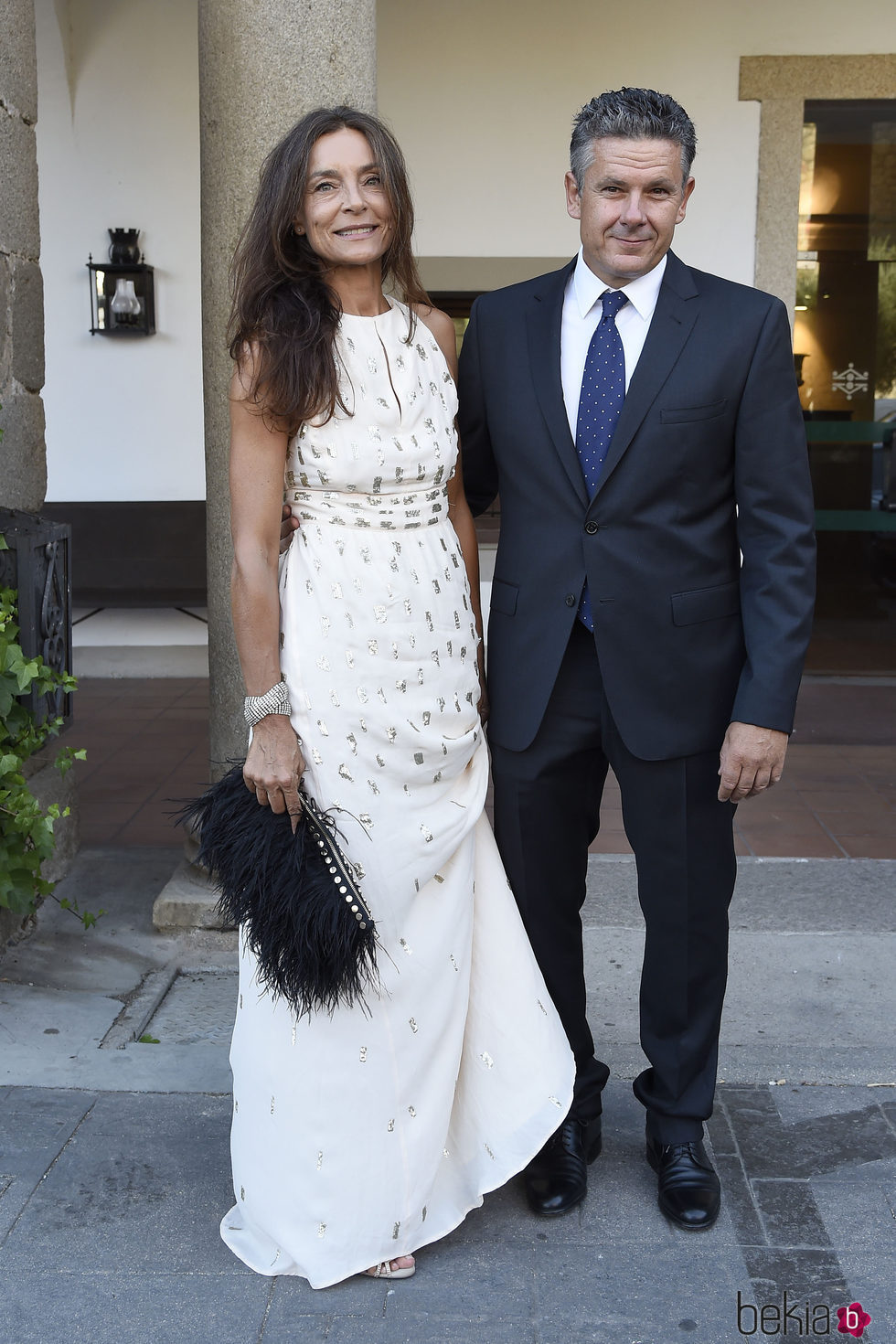 Roberto Arce y Cristina Vicente en la boda de Rocío Carrasco y Fidel Albiac