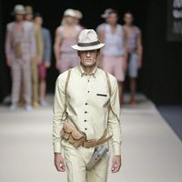 Nahuel Casares en el desfile de Félix Ramiro en Madrid Fashion Show Men