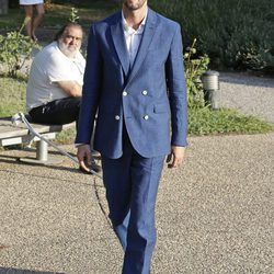 Eloy Azorín en el desfile de Félix Ramiro en Madrid Fashion Show Men