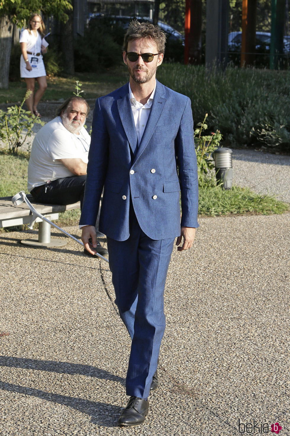 Eloy Azorín en el desfile de Félix Ramiro en Madrid Fashion Show Men