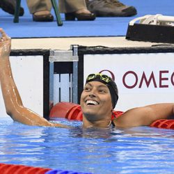 Teresa Perales tras ganar la plata en los Paralímpicos de Río 2016