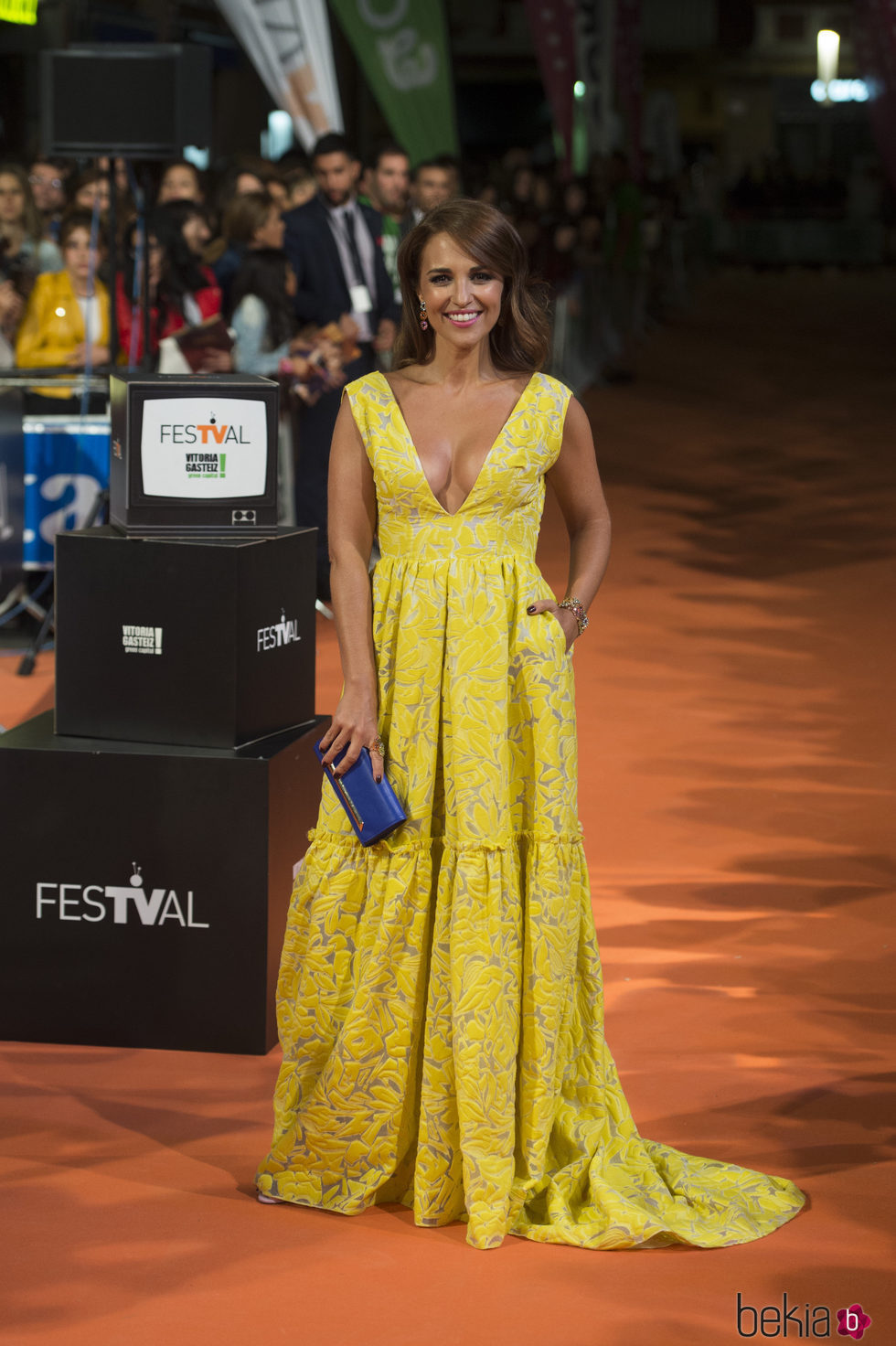 Paula Echevarría en el estreno de la cuarta temporada de 'Velvet' en el FesTVal de Vitoria 2016