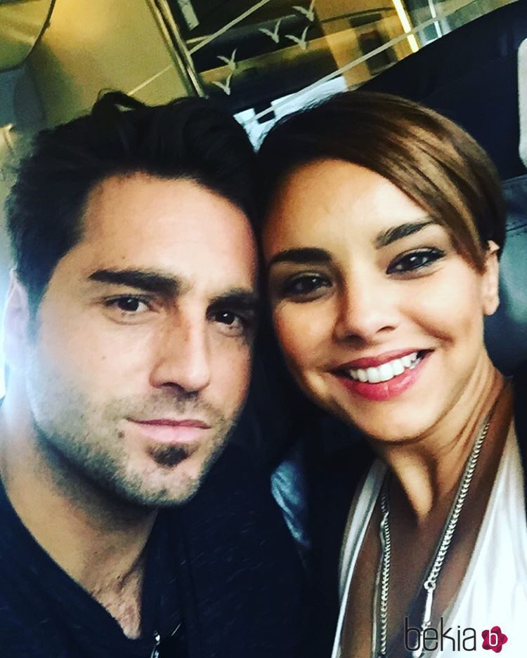 Chenoa y David Bustamante en la grabación del reencuentro de 'Operación Triunfo'