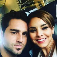 Chenoa y David Bustamante en la grabación del reencuentro de 'Operación Triunfo'