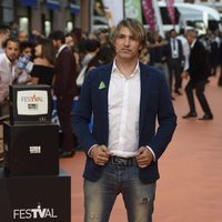 Ismael Beiro en la clausura del FesTVal de Vitoria 2016