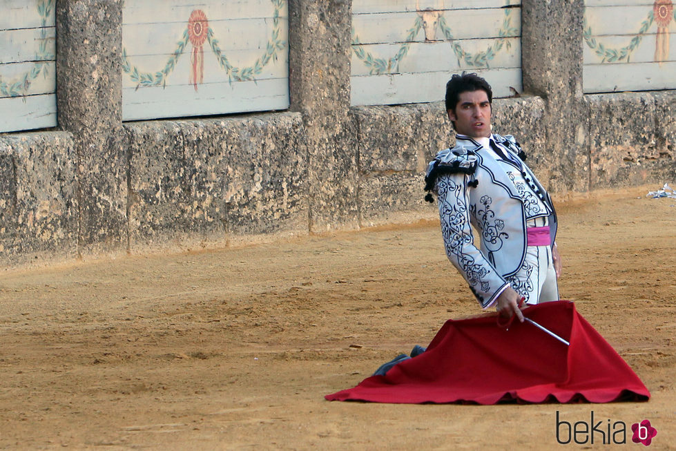 Cayetano Rivera toreando en la Goyesca 2016