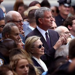 Hillary Clinton en el acto del 11-S