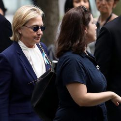 Hillary Clinton en el acto conmemorativo del 11-S