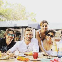 Javián, David Bisbal, Rosa López, Chenoa y David Bustamante posan en la misma foto