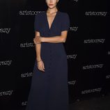 Ana Rujas en el front row del desfile de Aristocrazy en Madrid Fashion Show Woman