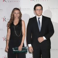 Miriam Ungría y Boris de Bulgaria en el estreno de la temporada de ópera del Teatro Real 2016