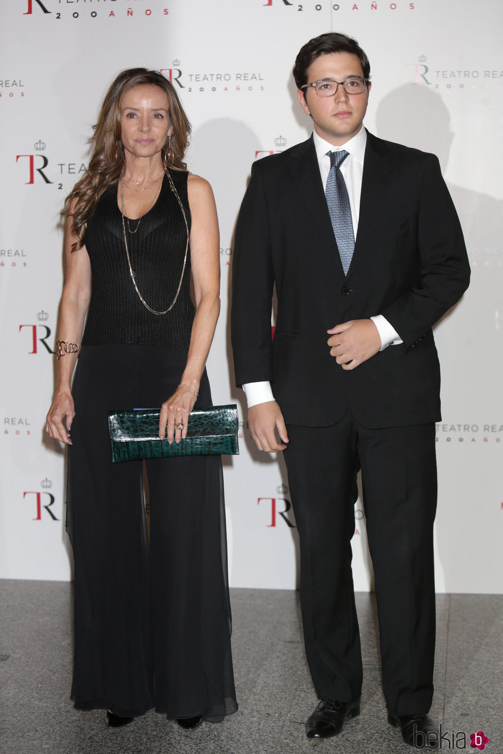 Miriam Ungría y Boris de Bulgaria en el estreno de la temporada de ópera del Teatro Real 2016