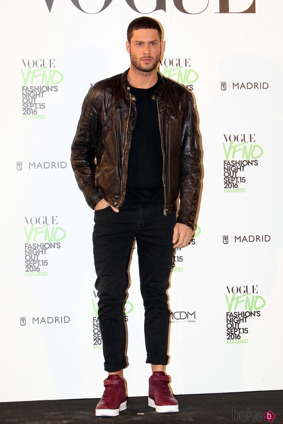 José Lamuño en el photocall de Vogue's Fashion Night Out 2016