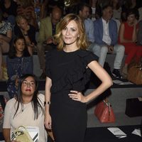 Elena Ballesteros en el front row del desfile de Andrés Sardá en Madrid Fashion Week primavera/verano 2017