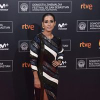 Inma Cuesta en la alfombra roja de la gala inaugural del Festival de Cine de San Sebastián 2016