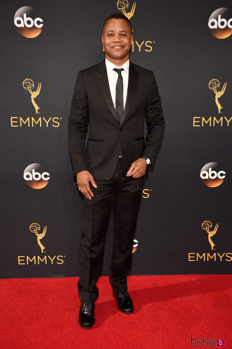 Cuba Gooding Jr en la alfombra roja de los Premios Emmy 2016