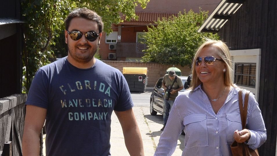 Belén Esteban y Miguel Marcos en el 51 cumpleaños de Terelu Campos