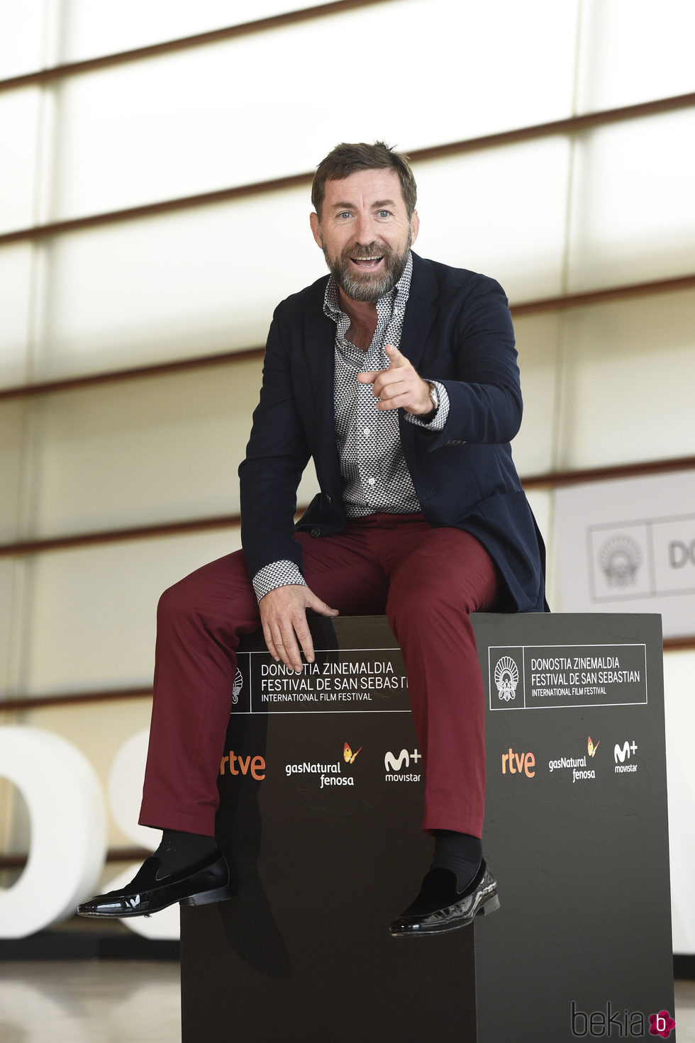 Antonio de la Torre en la presentación de 'Que Dios nos perdone' en el Festival de Cine de San Sebastián 2016.