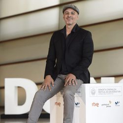 Roberto Álamo en la presentación de 'Que Dios nos perdone' en el Festival de Cine de San Sebastián 2016.