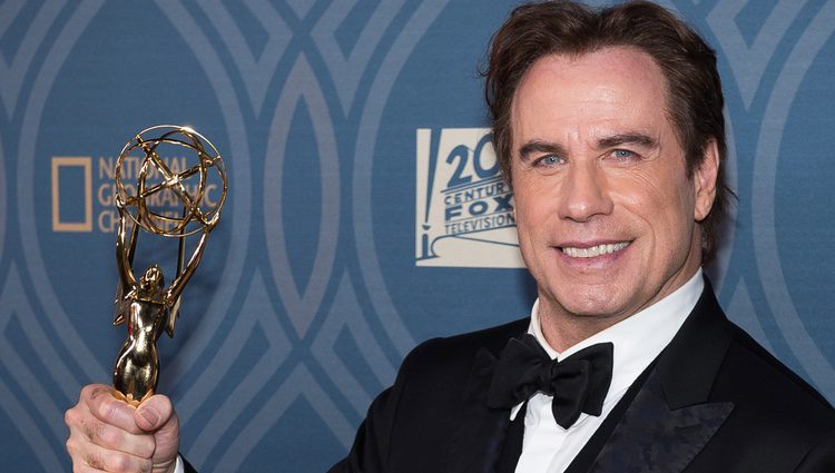 John Travolta en la fiesta tras los Premios Emmy 2016