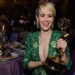 Sarah Paulson en la fiesta celebrada tras los Premios Emmy 2016