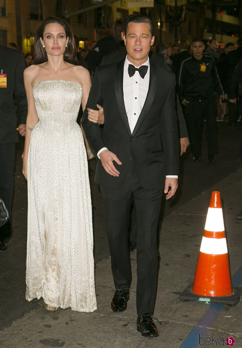 Brad Pitt y Angelina Jolie en la premiere de 'By The Sea' en Los Ángeles