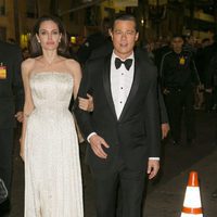 Brad Pitt y Angelina Jolie en la premiere de 'By The Sea' en Los Ángeles