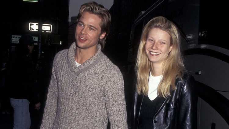 Brad Pitt y Gwyneth Paltrow cuando eran jóvenes