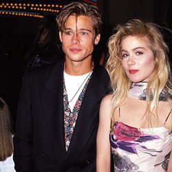 Brad Pitt y Christina Applegate en 1989