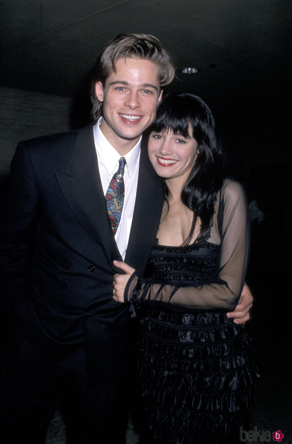 Brad Pitt y Jill Schoelen