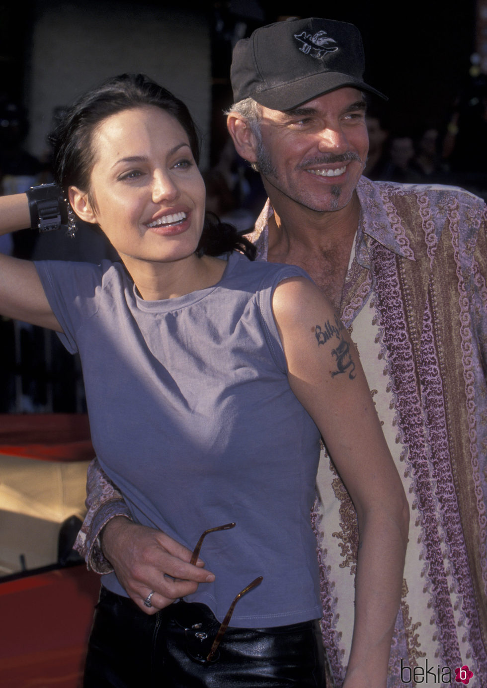 Angelina Jolie y Billy Bob Thornton en una Premiere