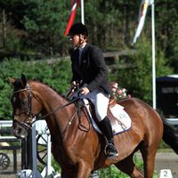 Marta Luisa de Noruega montando a caballo