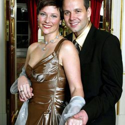 Marta Luisa de Noruega y Ari Behn, sonrientes y enamorados