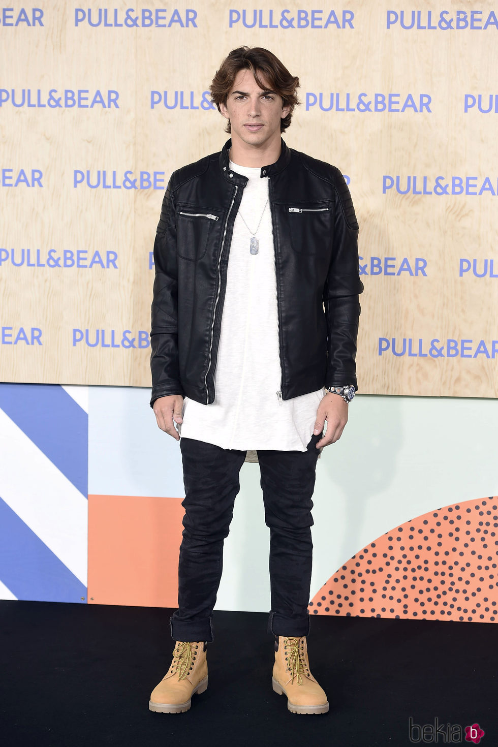 Roberto Merhi en el 25 aniversario de Pull&Bear