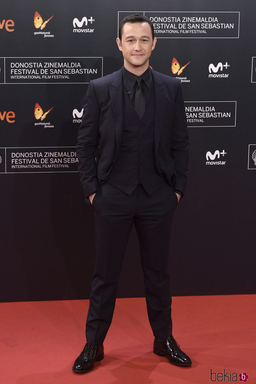 Joseph Gordon-Levitt en la alfombra roja del Festival de Cine de San Sebastián 2016