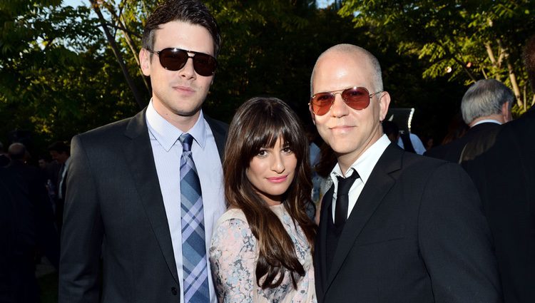 Ryan Murphy, Lea Michele y Cory Monteith