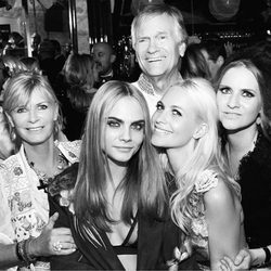 La familia Delevingne al completo