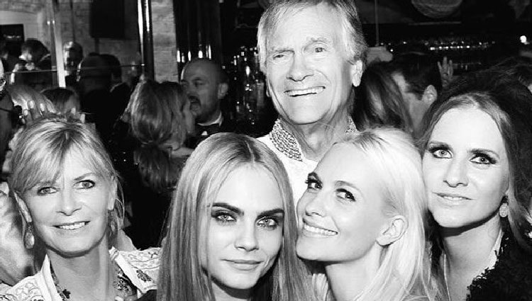 La familia Delevingne al completo