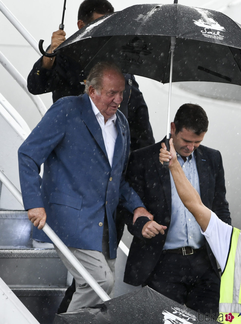 El Rey Juan Carlos en Cartagena de Indias para la firma de paz entre Colombia y las FARC