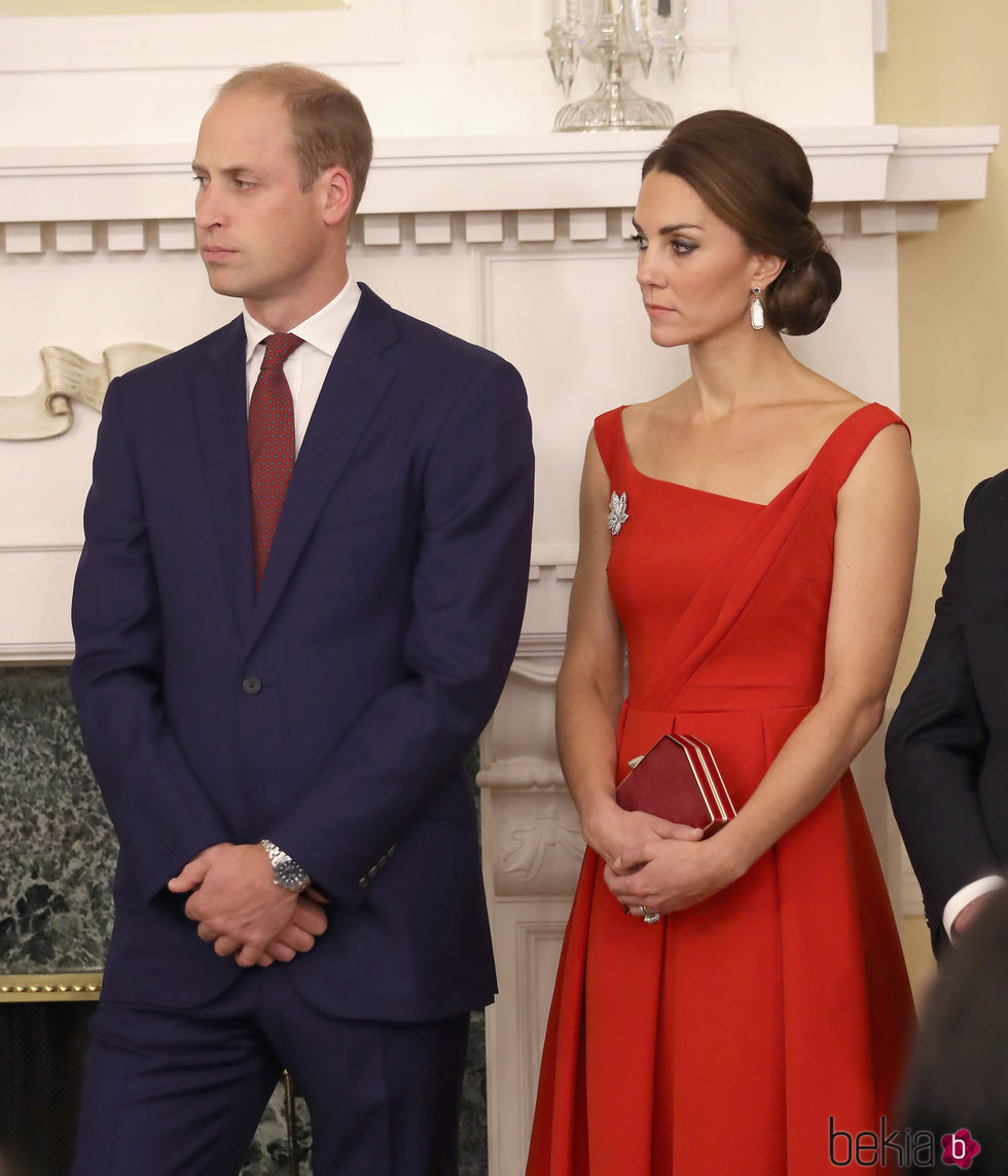 Los Duques de Cambridge en una recepción en la Casa de Gobierno de Victoria