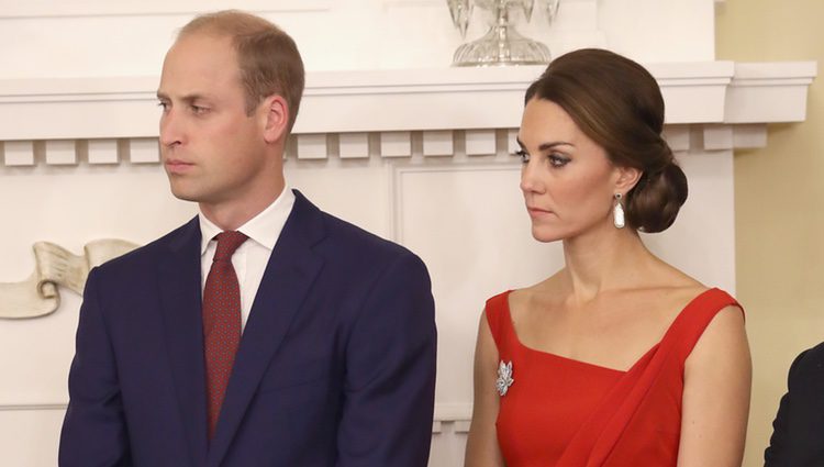 Los Duques de Cambridge en una recepción en la Casa de Gobierno de Victoria